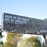 Asics Made of 26.2 miles and no gridlock billboard