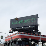 Aim Justice Arrow special installation billboard