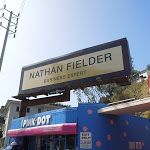 Nathan Fielder name plate billboard installation