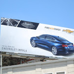 Chevrolet Impala 2014 Find New Roads billboard