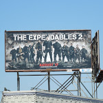 Expendables 2 movie billboard