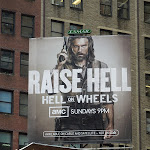 Hell on Wheels season 2 billboard NYC